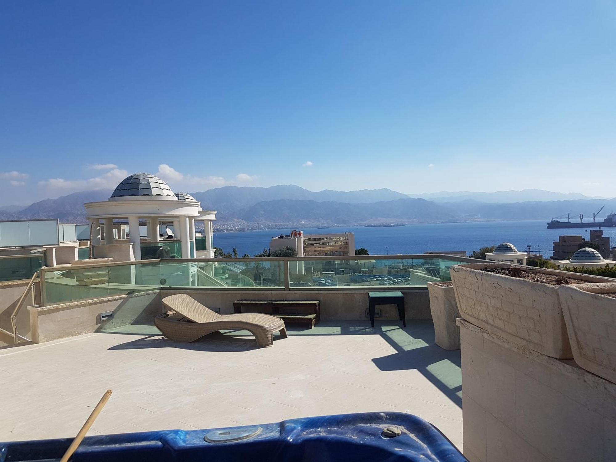 Palmore Top Luxury Penthause With Juccuzi First Line Of The Seaside Διαμέρισμα Ελάτ Εξωτερικό φωτογραφία