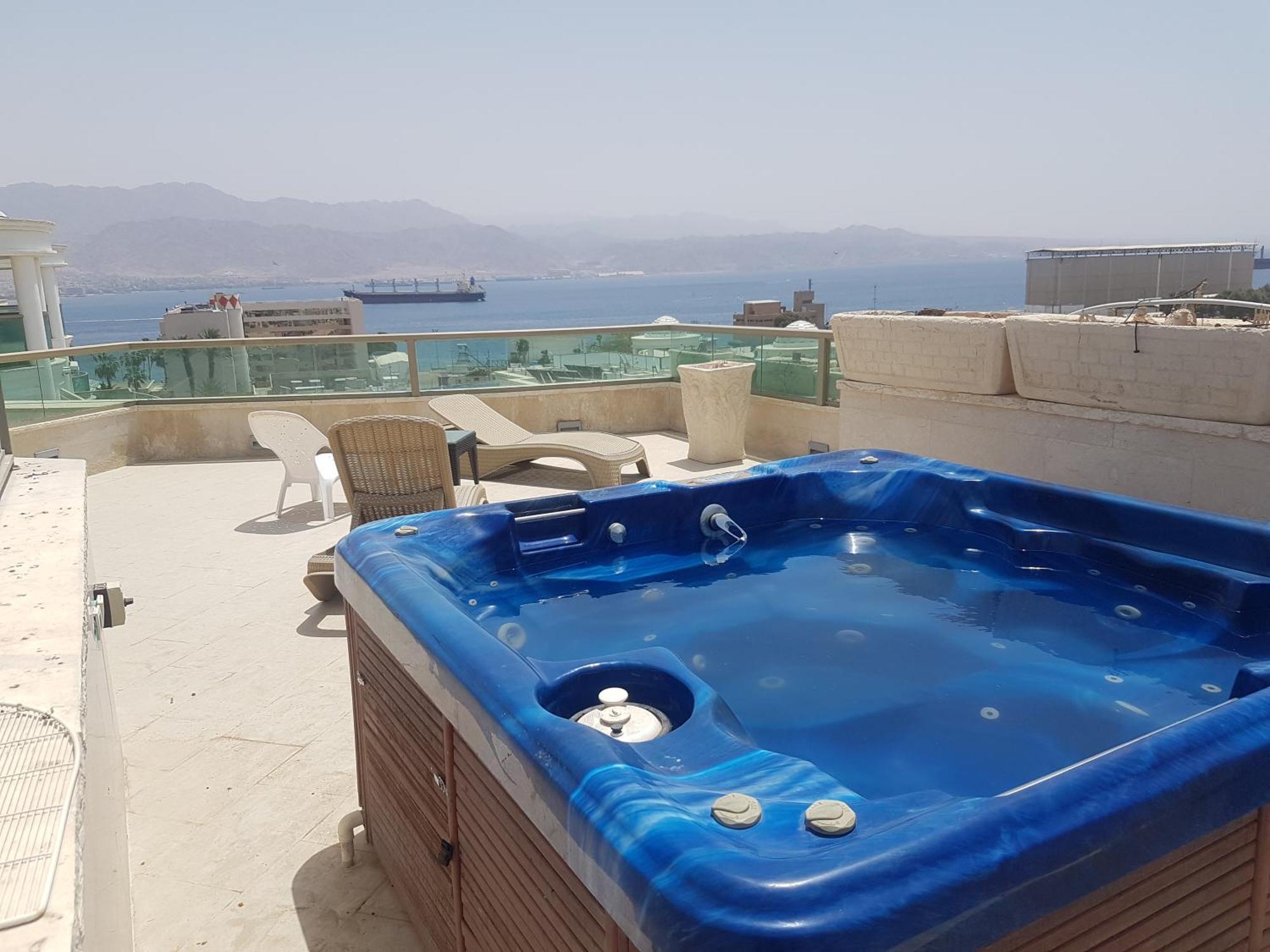 Palmore Top Luxury Penthause With Juccuzi First Line Of The Seaside Διαμέρισμα Ελάτ Εξωτερικό φωτογραφία