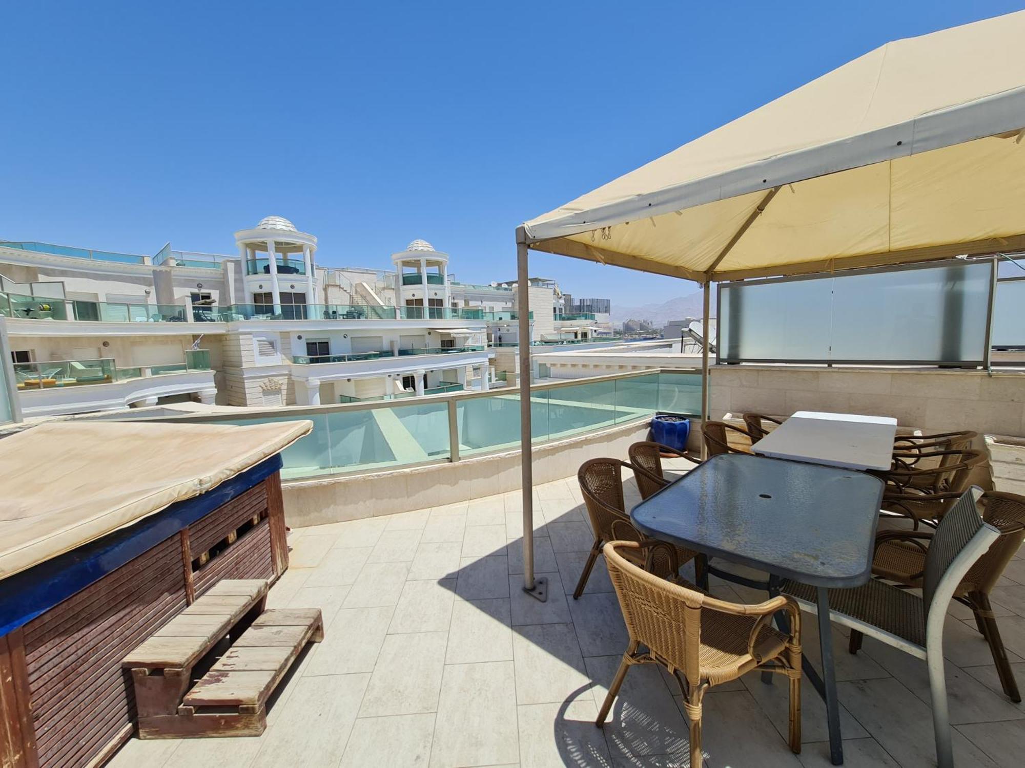 Palmore Top Luxury Penthause With Juccuzi First Line Of The Seaside Διαμέρισμα Ελάτ Εξωτερικό φωτογραφία